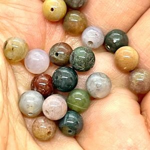 50 6mm Fancy Jasper Beads